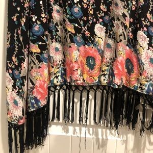 Botanical Cover with Tassels